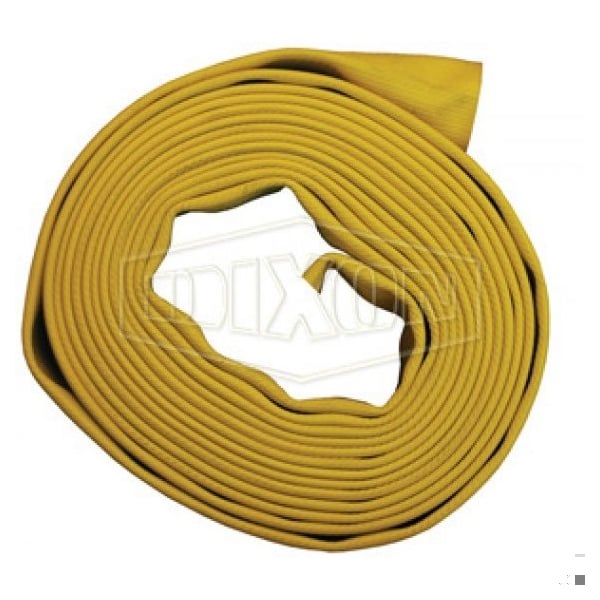 Heavy Duty Fire Hose, 2-1/2 in, 50 ft L, 270 psi Working, Nitrile, Domestic